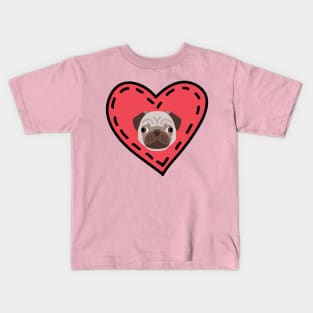 Dog in my heart/Love dog Kids T-Shirt